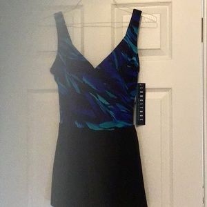 Longitude one piece bathing suit